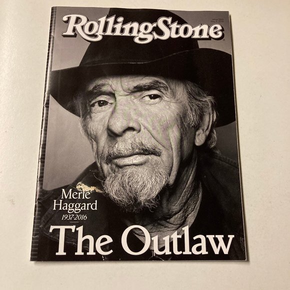 Rolling Stone Magazine MAY 5, 2016 ISSUE #1260 - THE OUTLAW - MERLE HAGGARD - Picture 1 of 16